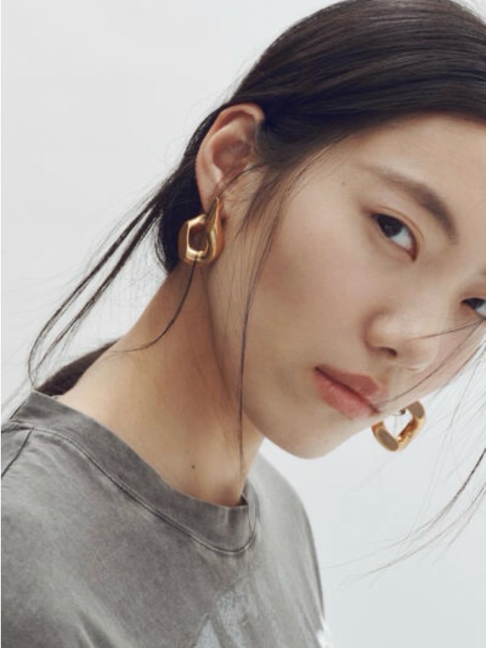 Stella McCartney H&M Two-tone Chunky Earrings